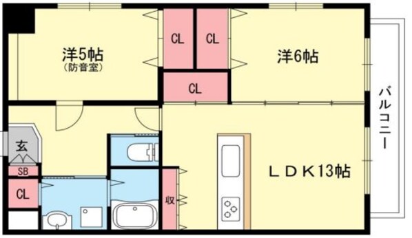 コートサニーヒル赤坂の物件間取画像